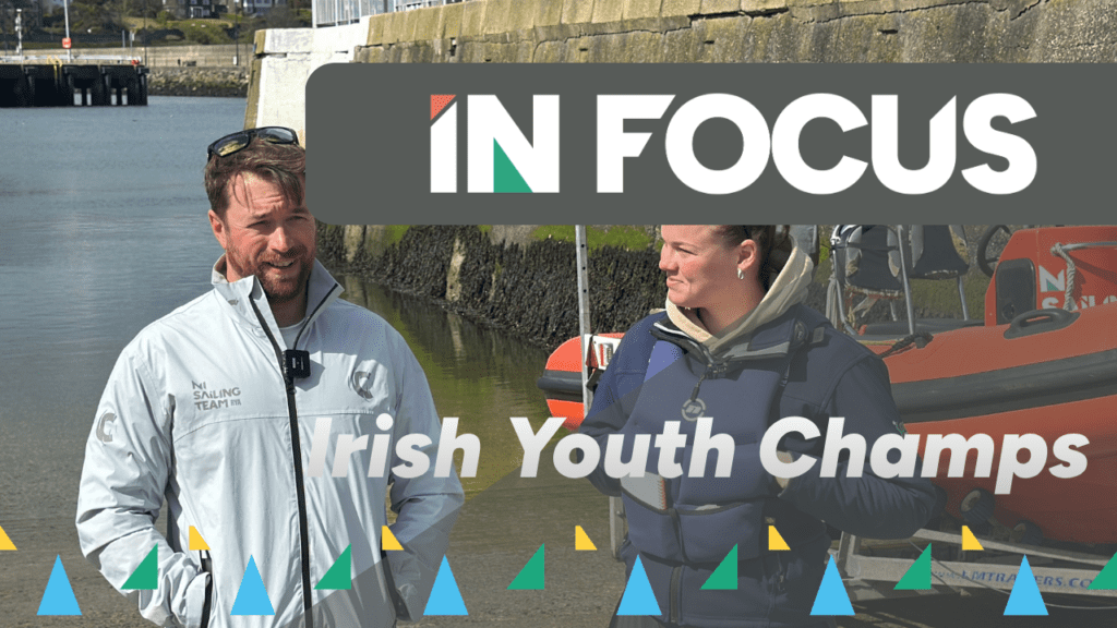 Hammy and Charlotte being interviewed on the slipway at Bangor Marina