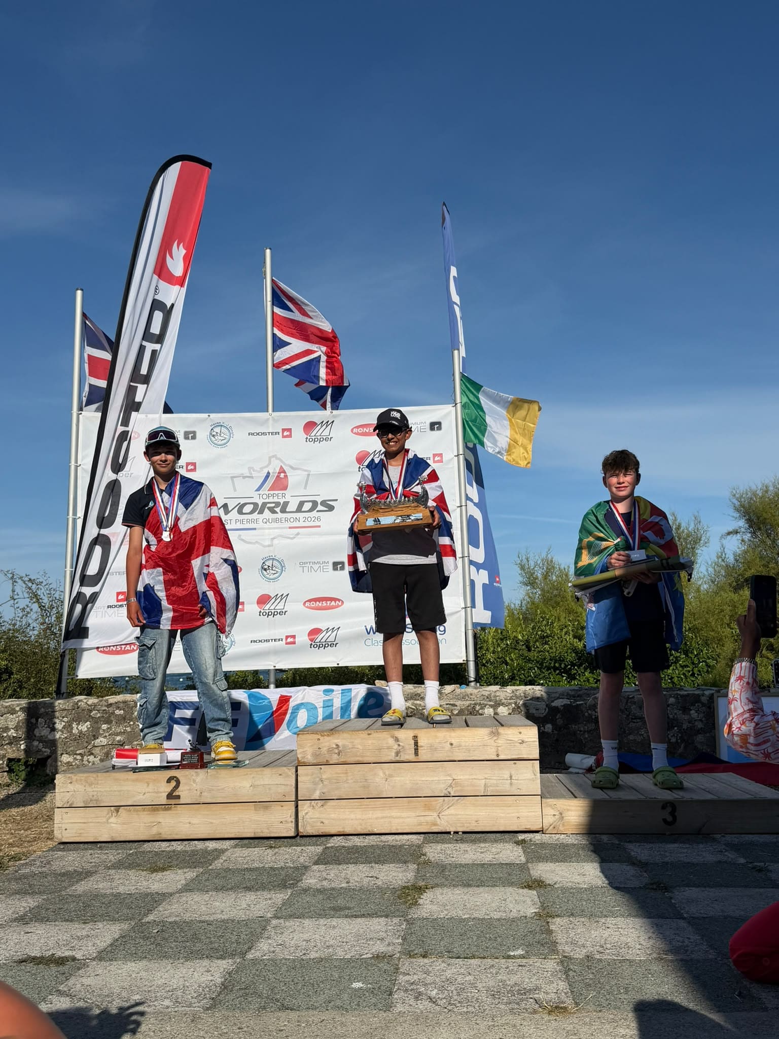 Third in the world: Leo West-Hurst leads the NI charge at the Topper Worlds